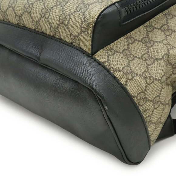 GUCCI Authentic Black Leather Backpack - Picture 4 of 10